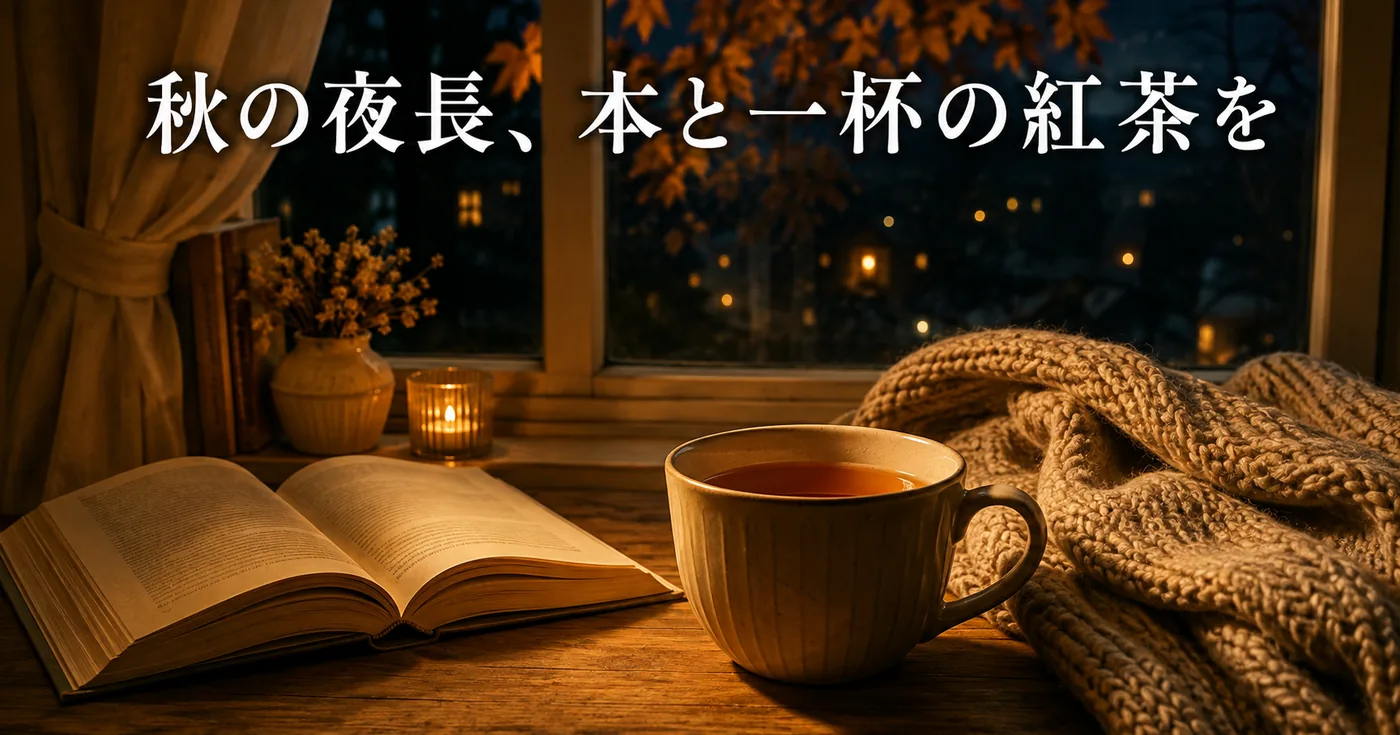 読書の秋、紅茶とカップで整えるひとり時間の過ごし方