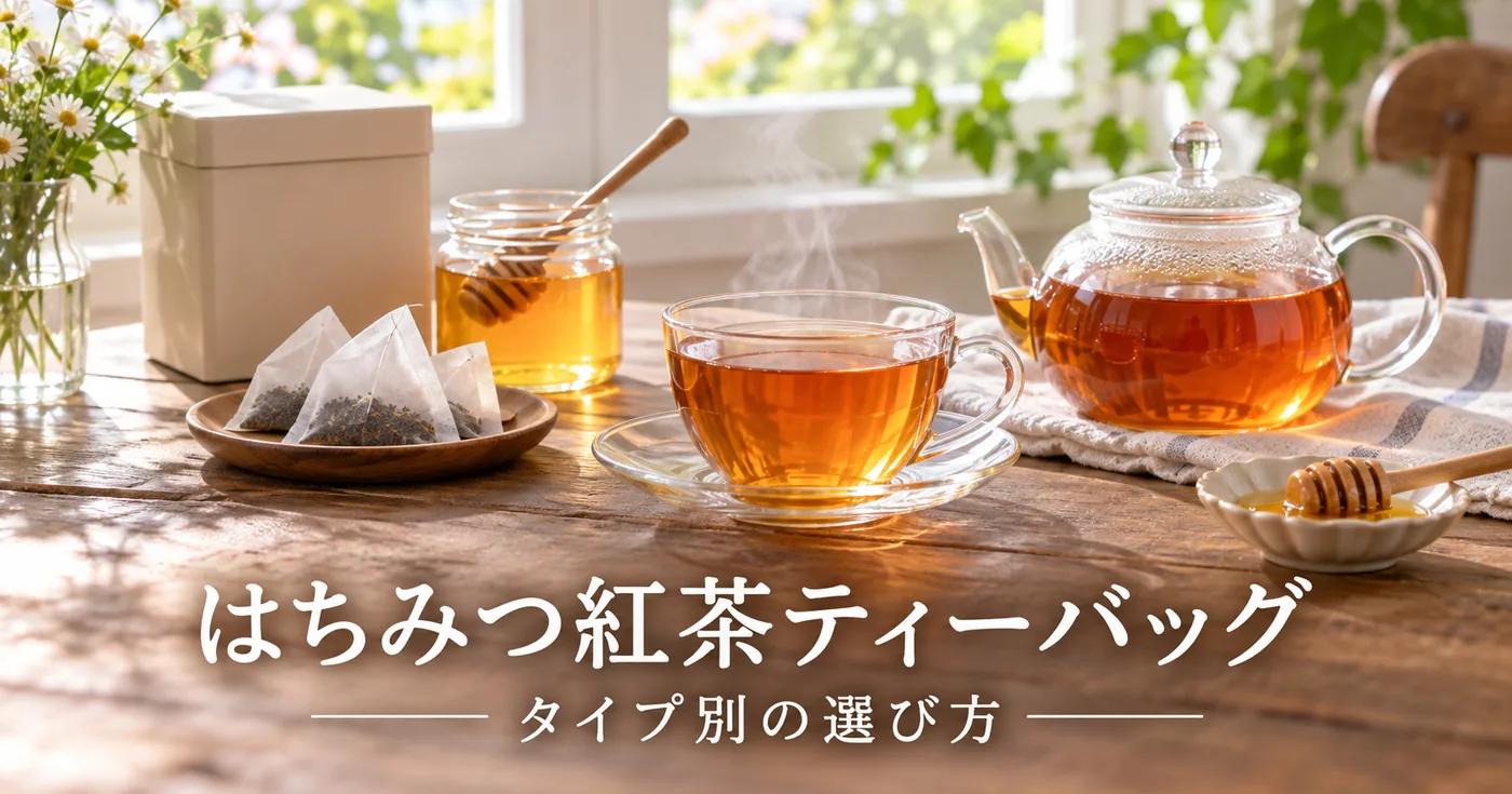 はちみつ入り紅茶ティーバッグの選び方｜売れ筋の傾向とタイプ別の選び分け