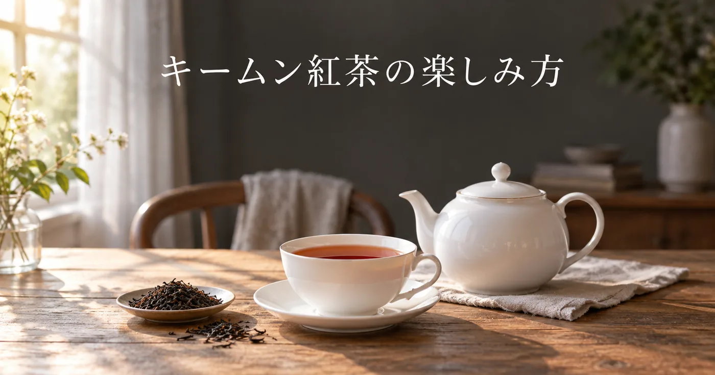 キームン紅茶の楽しみ方｜香りの個性と合う茶菓子・淹れ方