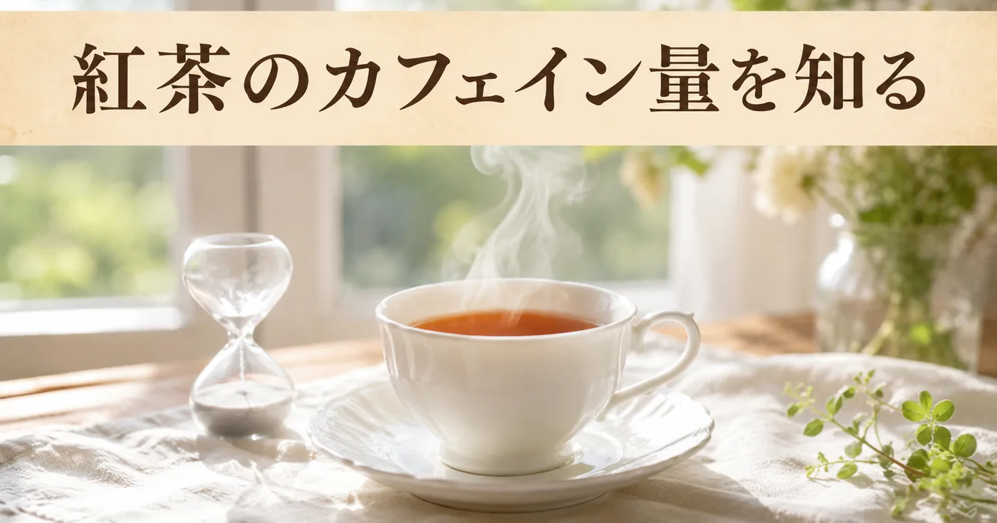 紅茶のカフェイン量はどれくらい？眠れる時間帯・妊娠中の付き合い方Q&A