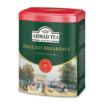 AHMAD TEA イングリッシュブレックファースト リーフティー 200g 缶