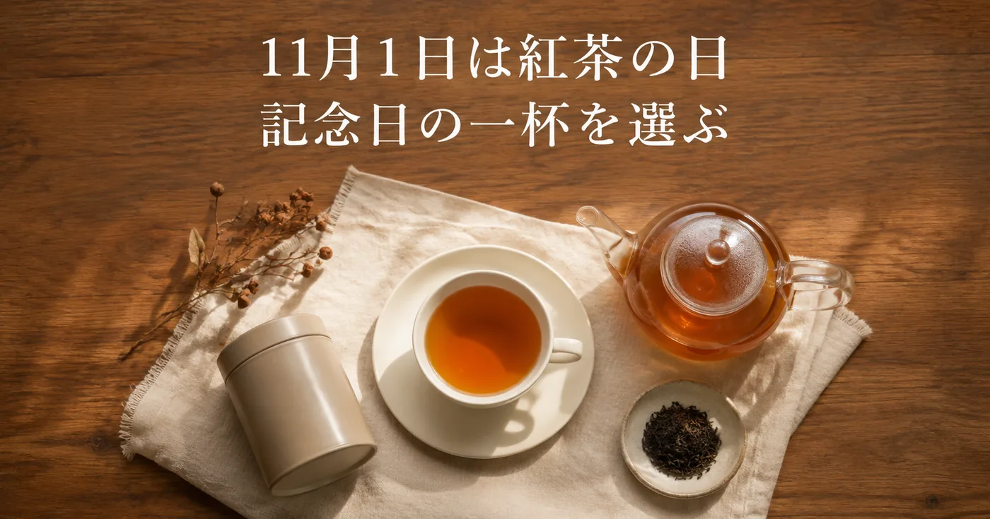 11月1日「紅茶の日」の由来｜記念日に楽しみたい一杯の選び方