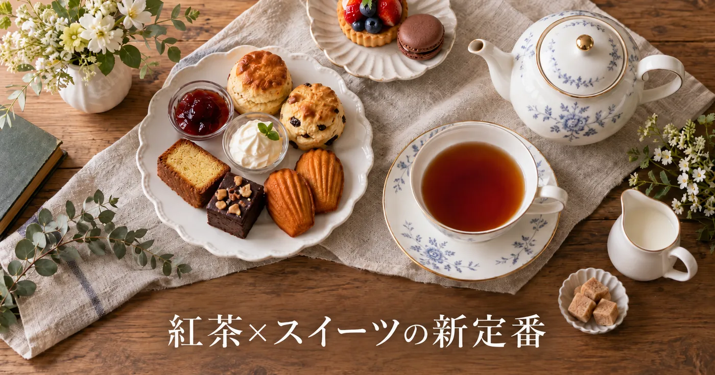 話題の紅茶菓子ブランドに見る、紅茶×スイーツのトレンド動向
