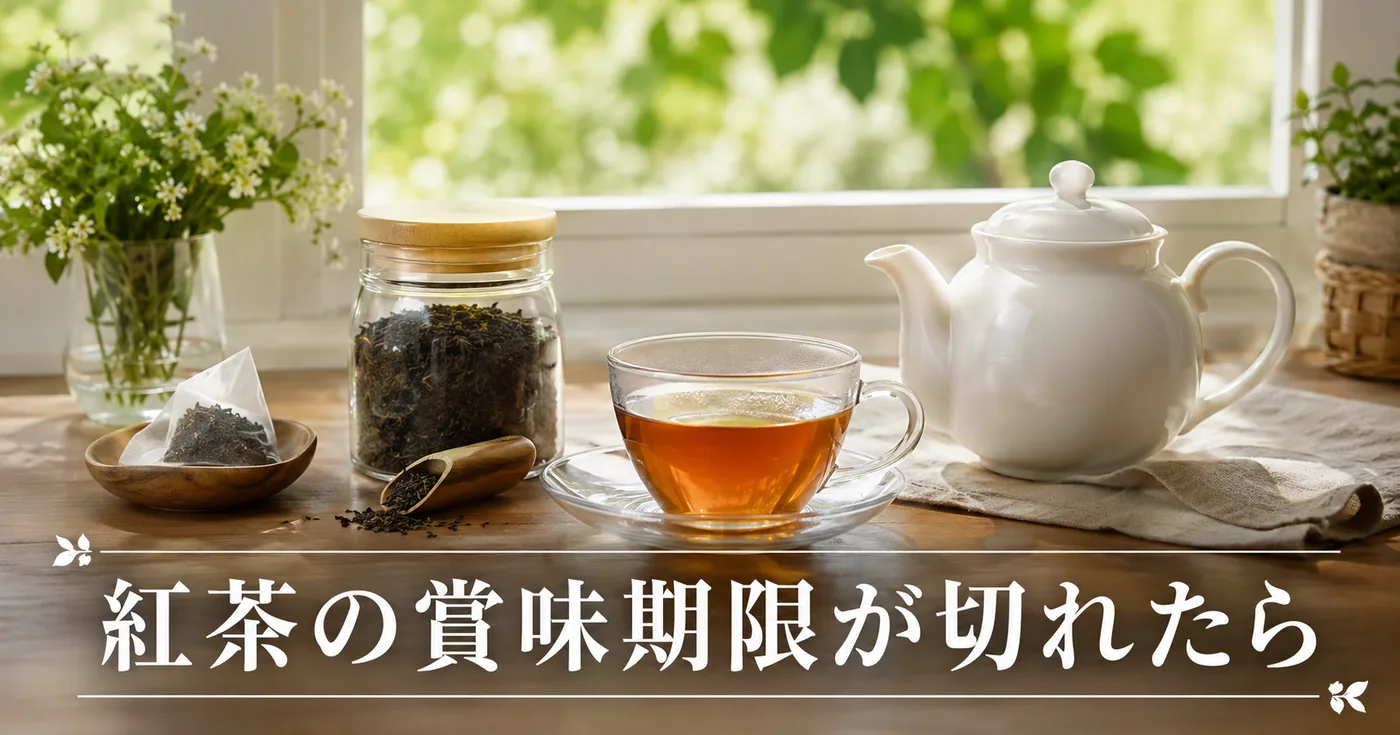 紅茶の賞味期限が切れたら？風味の見極め方と活用法