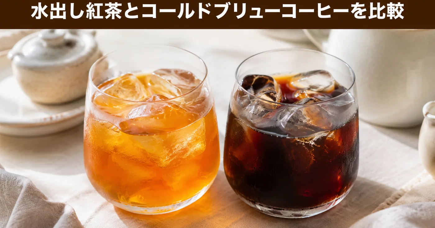 水出し紅茶とコールドブリューコーヒーを比較｜コーヒー派向け紅茶入門