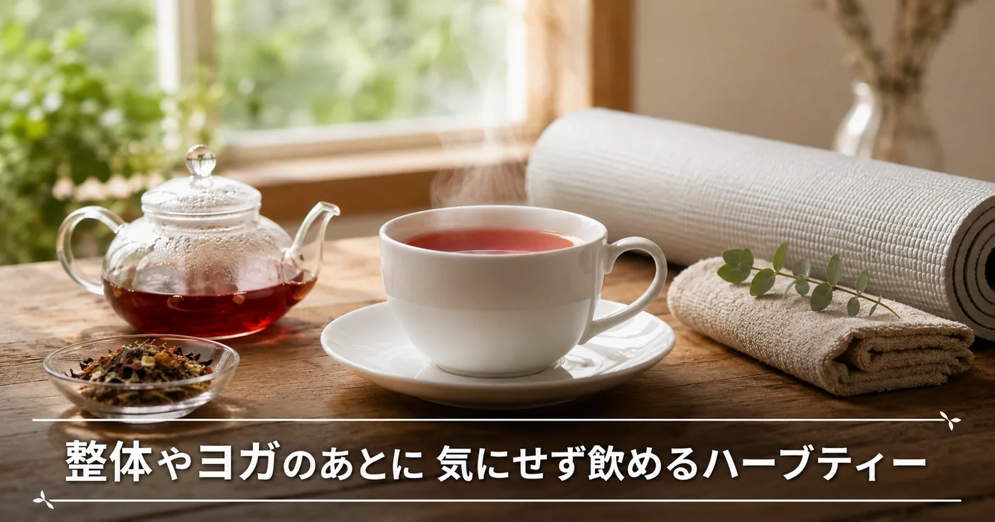 整体やヨガのあとに。カフェインを気にせず飲めるハーブティー3選