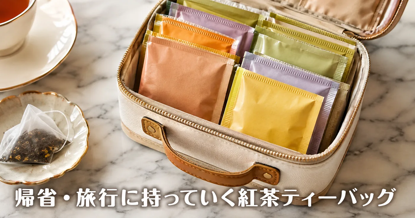 帰省・旅行に便利な携帯用紅茶ティーバッグの選び方