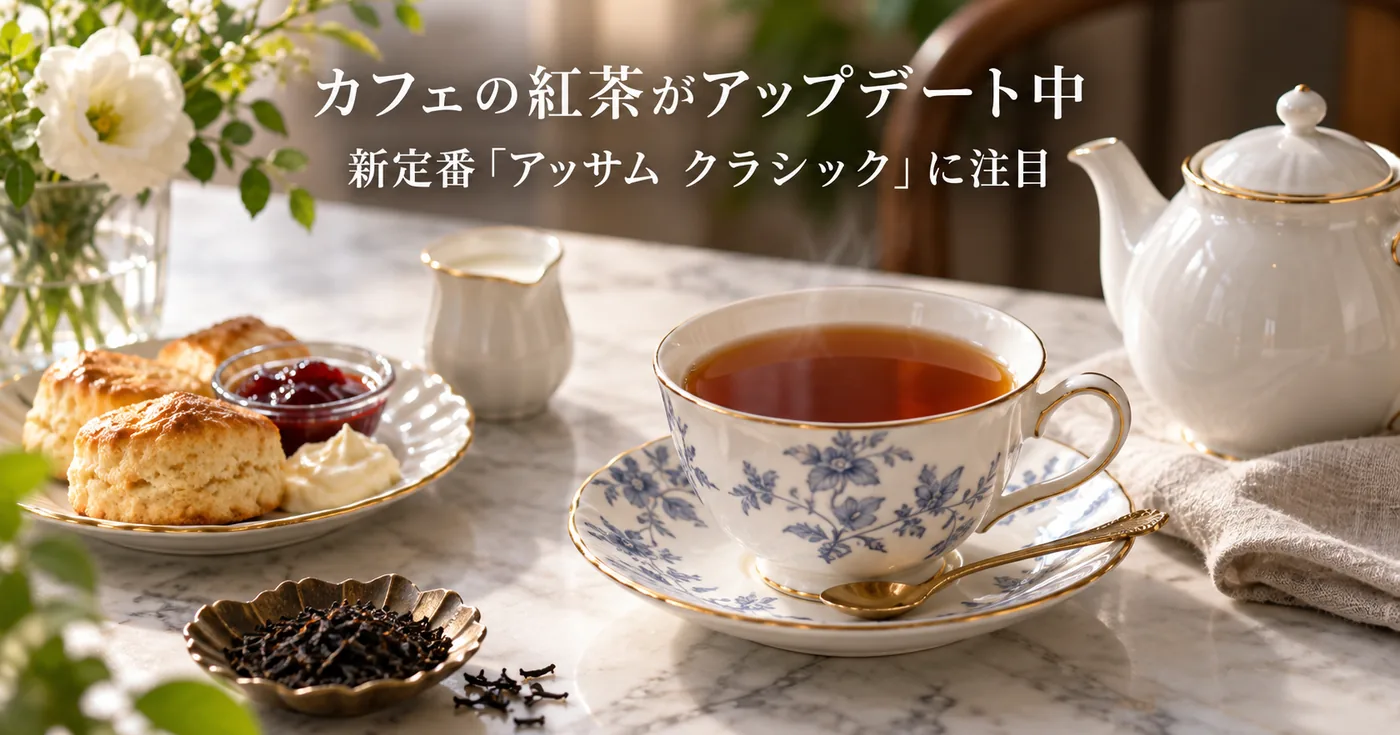 カフェの紅茶メニューがアップデート中？スターバックス新定番「アッサム クラシック」に見るお茶トレンド