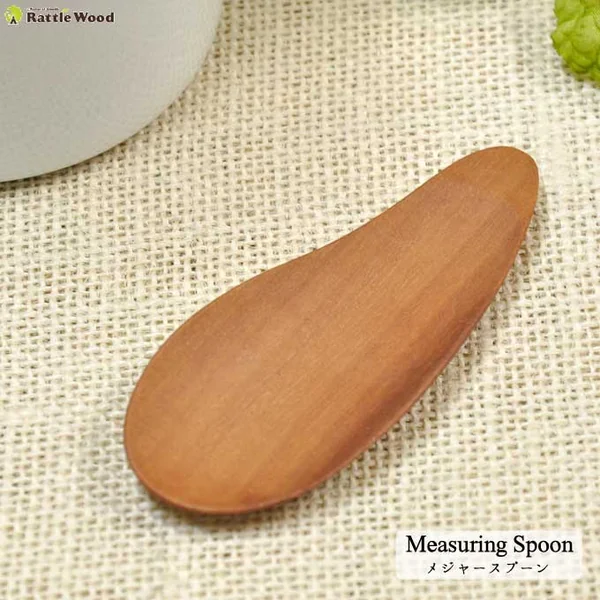 WOOD'N なすび型 木製 茶さじ