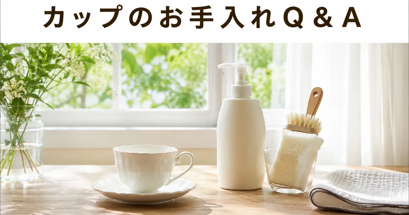 ティーカップは食洗機・電子レンジOK？お手入れ方法Q&A