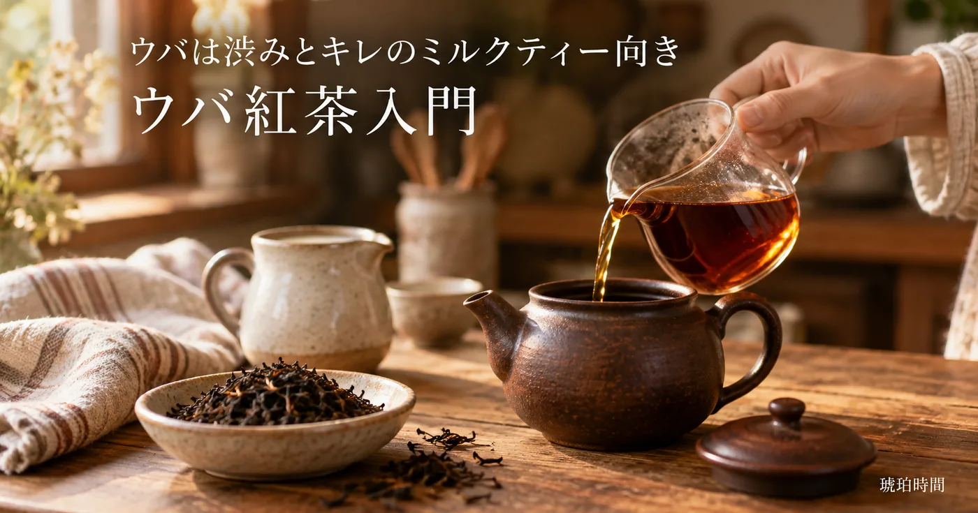 ウバ紅茶入門｜メントールのような清涼感の正体とミルクティーでの楽しみ方